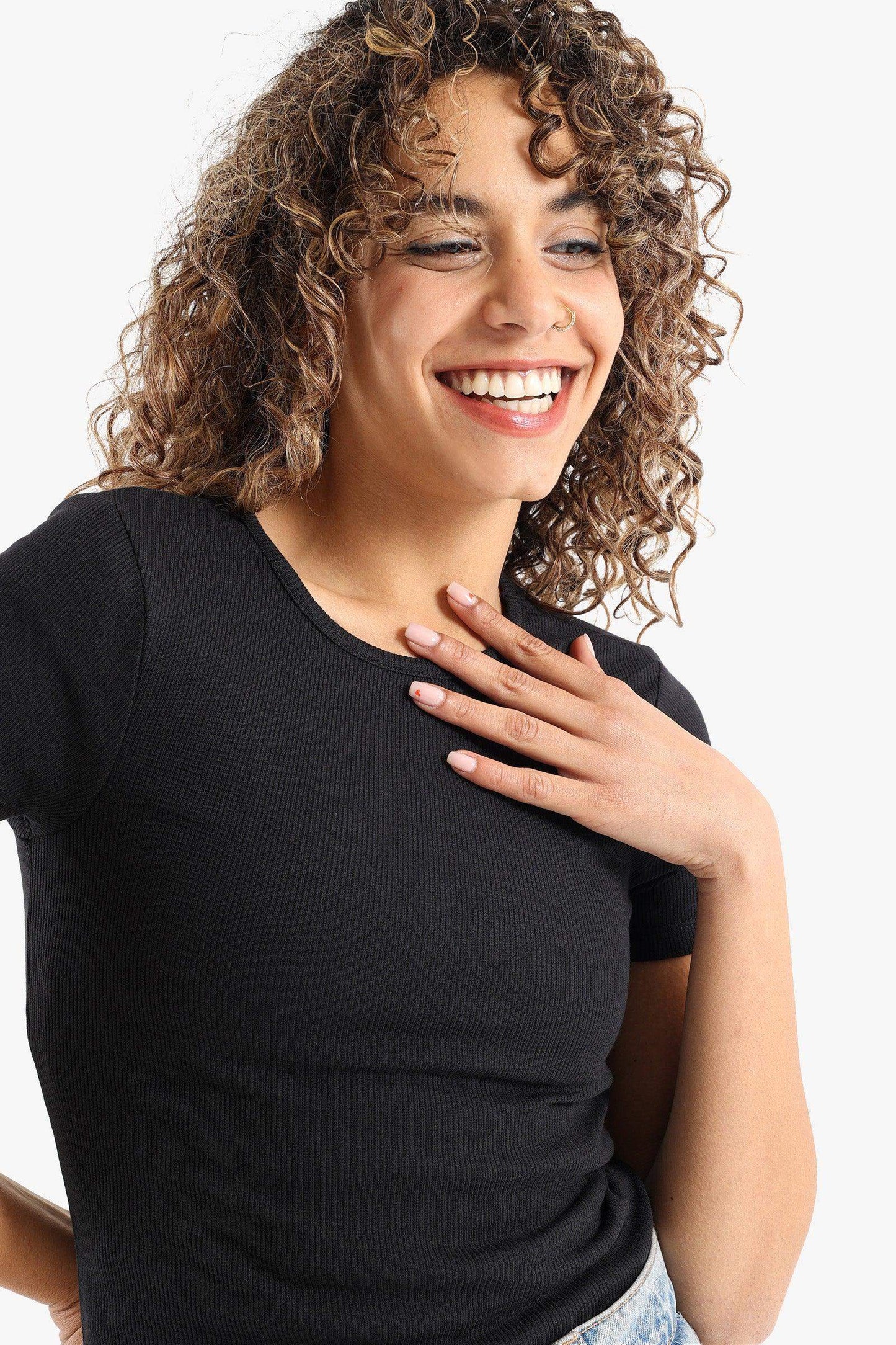 Ribbed Slim Fit Top - Carina - ??Ã¢â‚¬â„¢????????ÃƒÂ±??Ã¯Â¿Â½ÃƒÂ¿??Ã†â€™?ÃƒÂ¿????