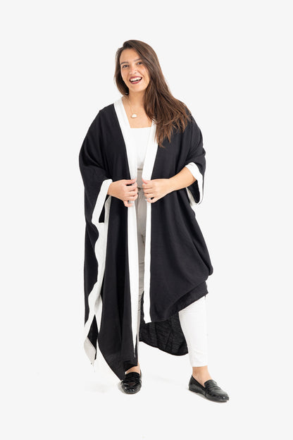 Dual Tone Color Kimono