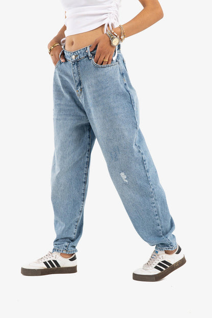 Slouchy Denim Pants