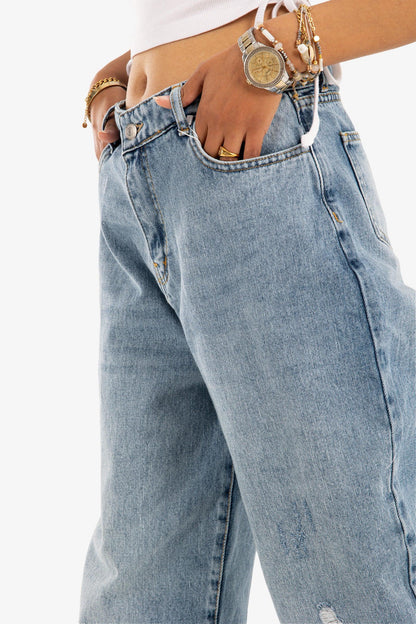 Slouchy Denim Pants