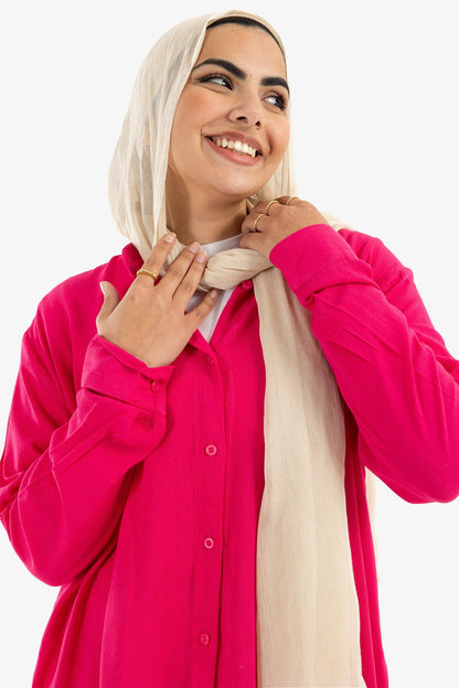 Blouse with Stand Collar