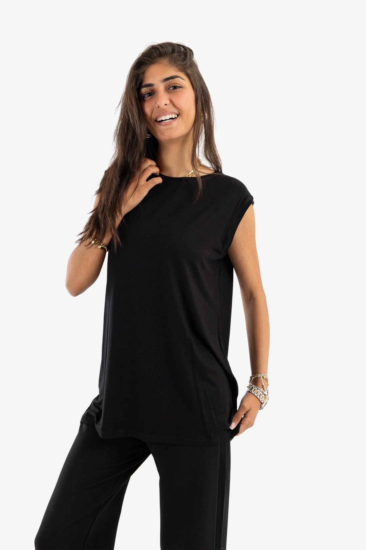 Viscose Slim Fit Top