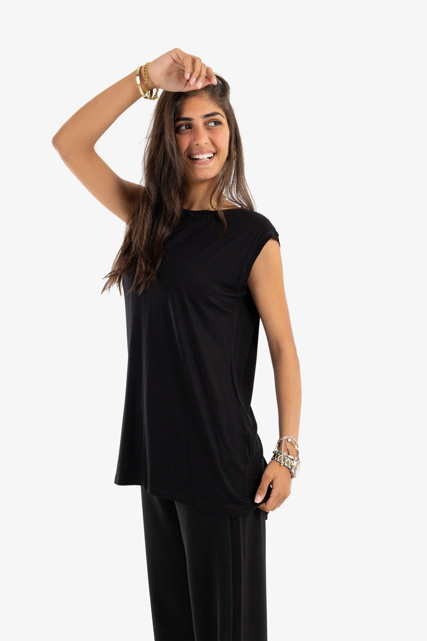 Viscose Slim Fit Top