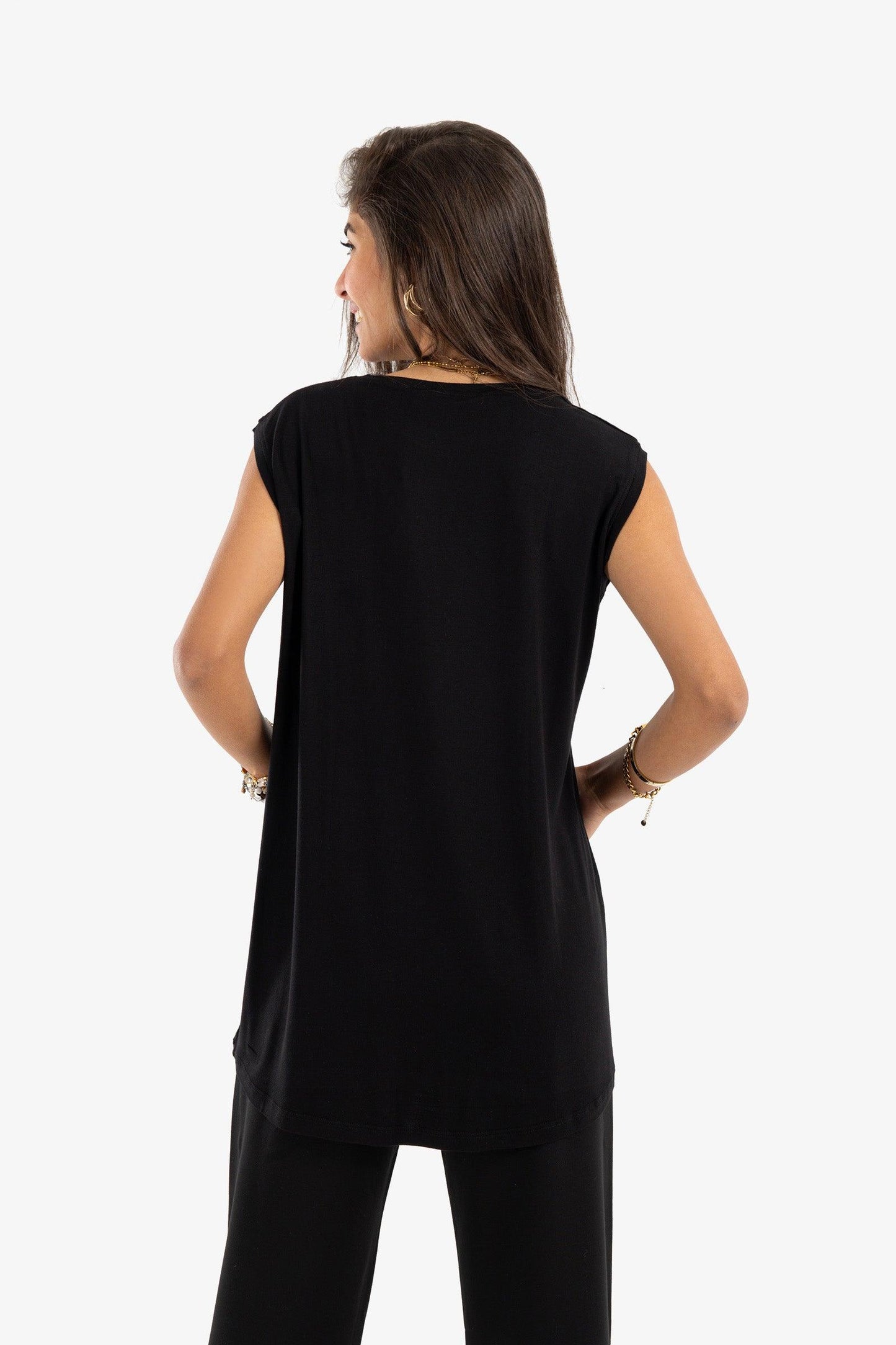 Viscose Slim Fit Top