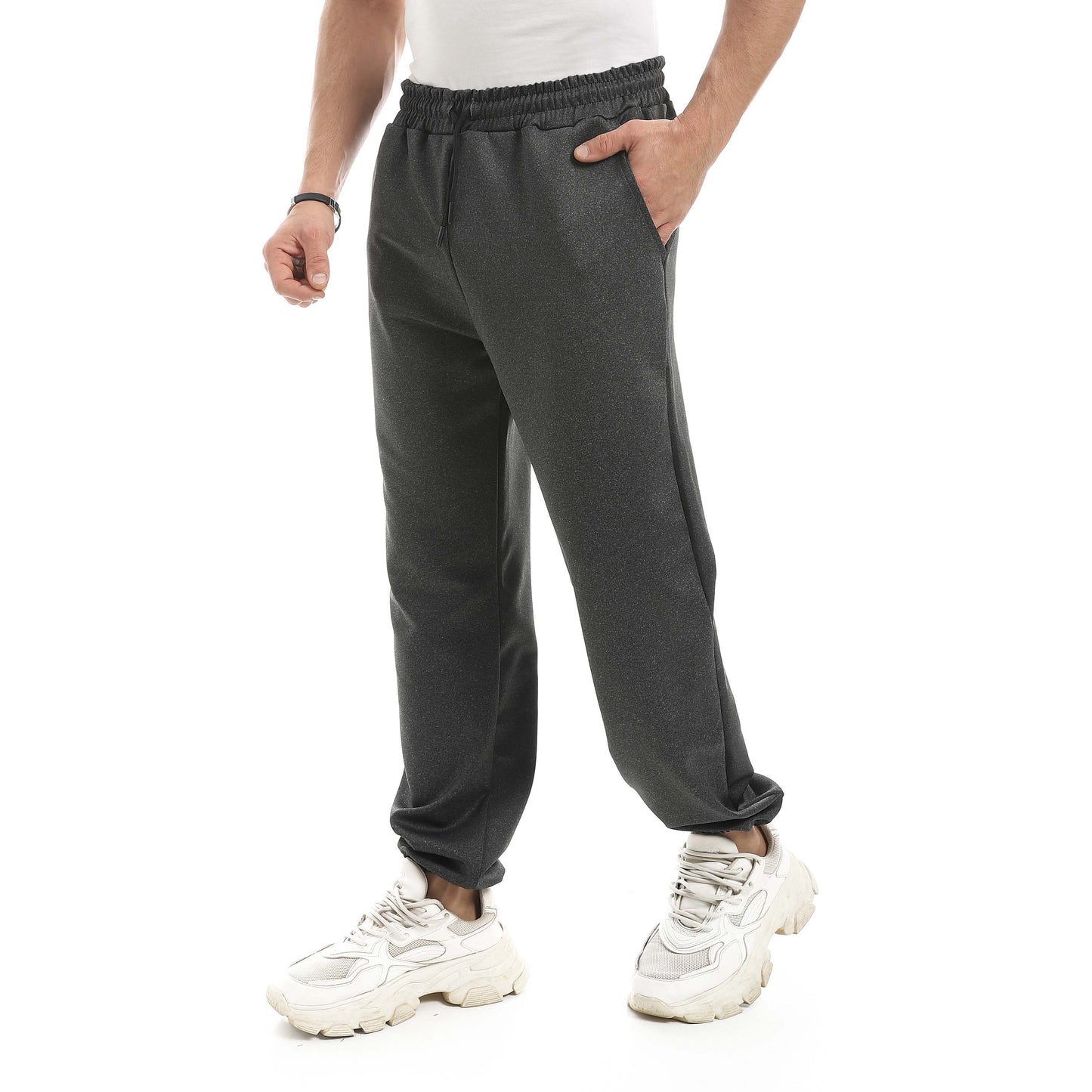 Soft Pants With Elastic Cuffs