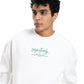 White Comfy Bach Printed Cotton Sweatshirt