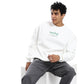 White Comfy Bach Printed Cotton Sweatshirt