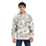 Mint Army Print Hoodie