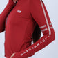 Red Athleisure Inspire Zip Jacket