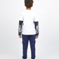 White Long Sleeve Cotton T-Shirt for Boys