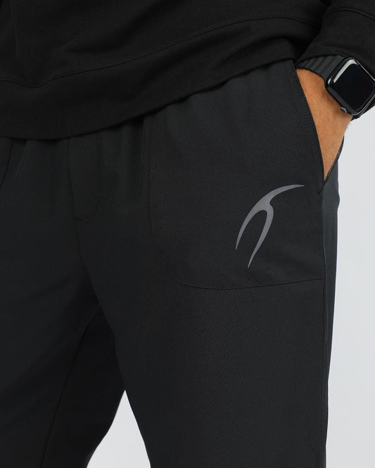 Black Comfy Active Sweatpants