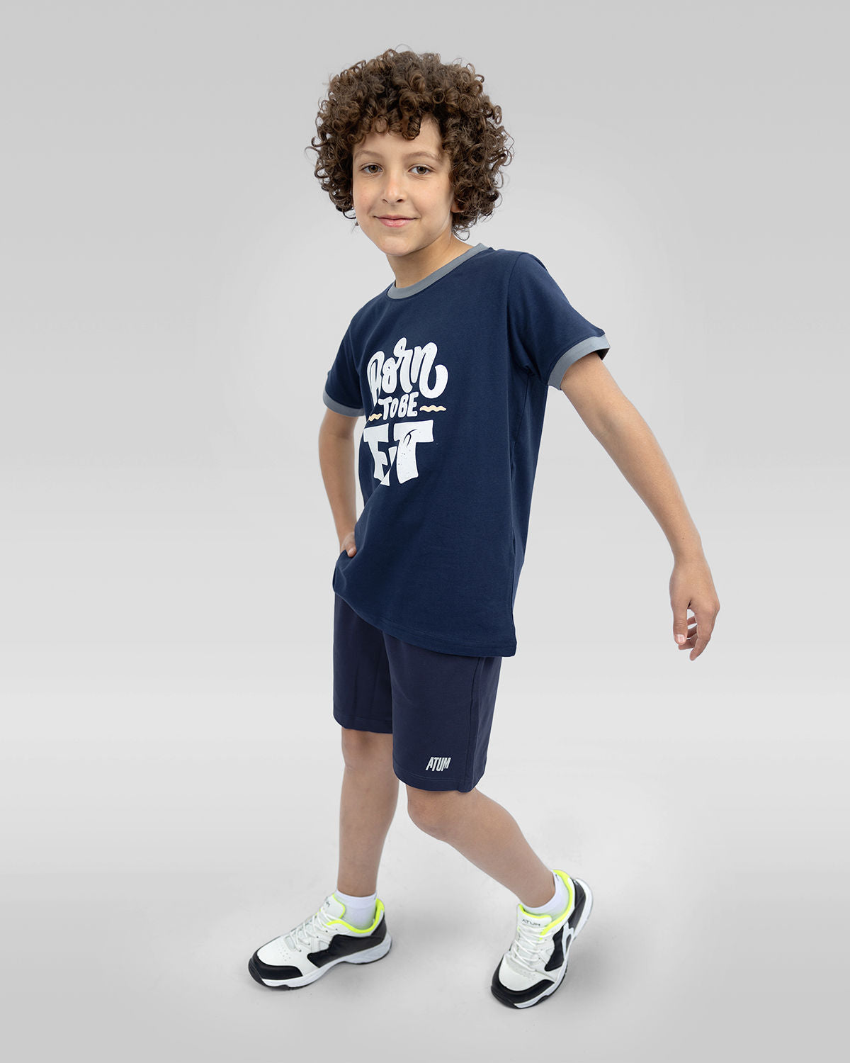 Atum Boy'S Be Fit Crew-Neck T-Shirt