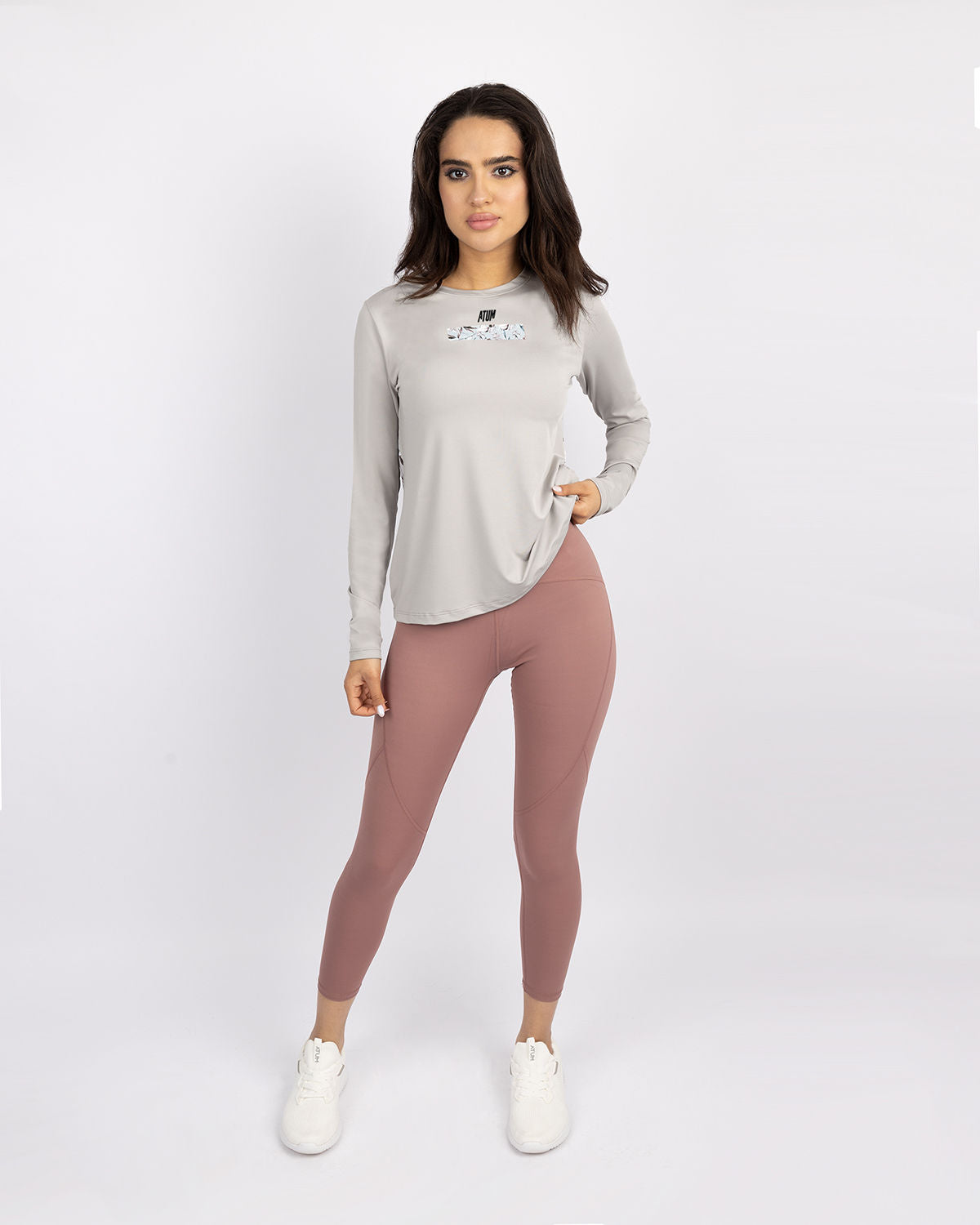 Atum Long Sleeve Crew Neck Wo T-Shirt