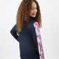 Navy Long Sleeve Top for Teen Girls