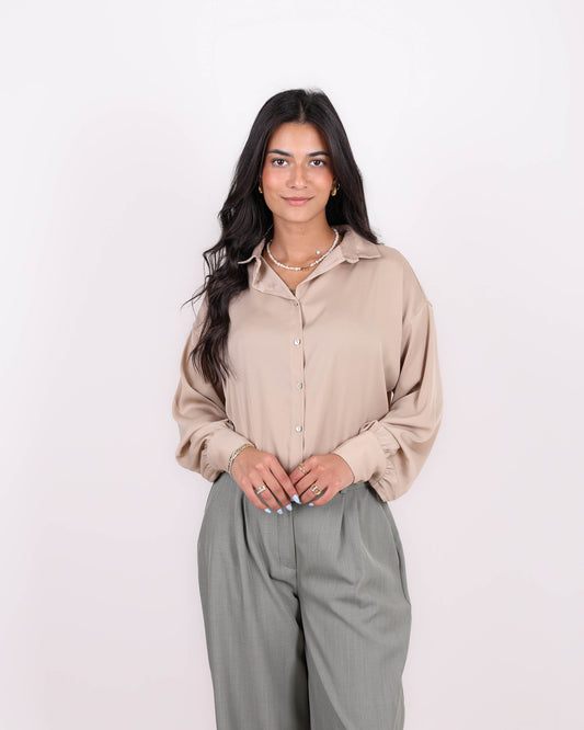 Cafe Satin Shirt