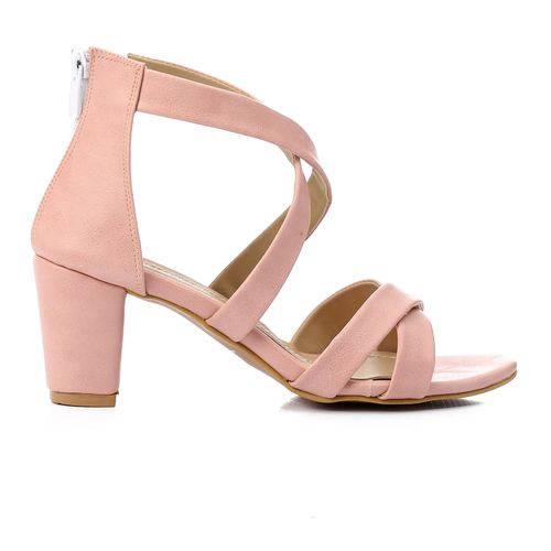Cross High Heel Sandal