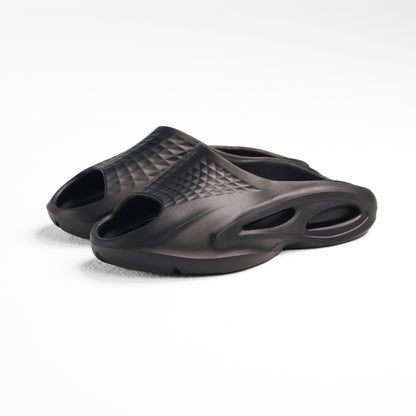 Black Removable Sole Easy Slide