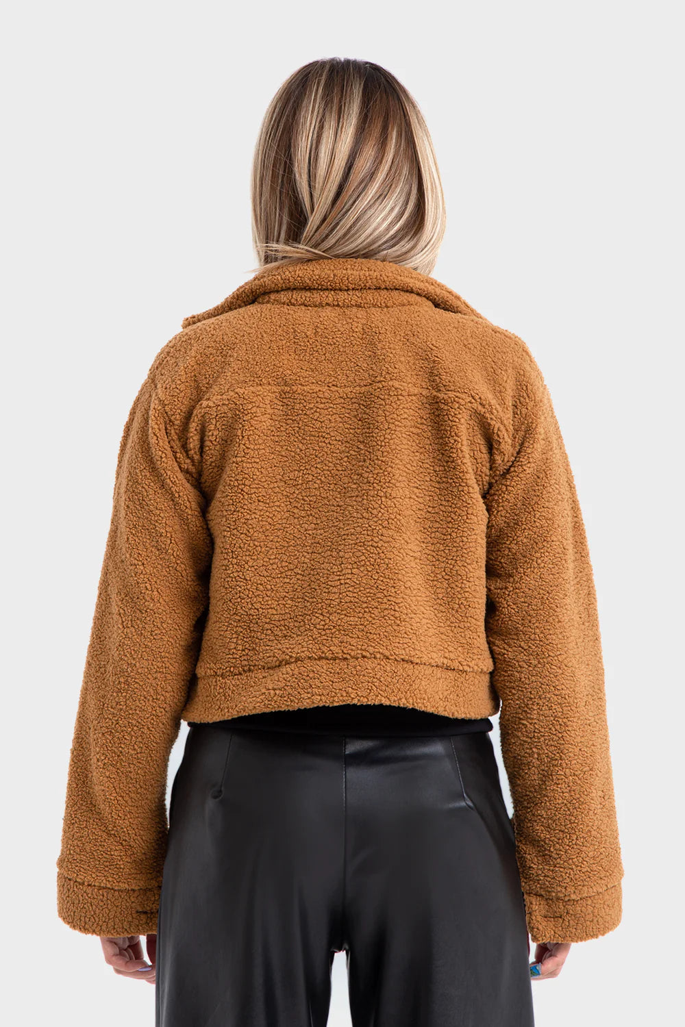Brown Teddy Fur Jacket