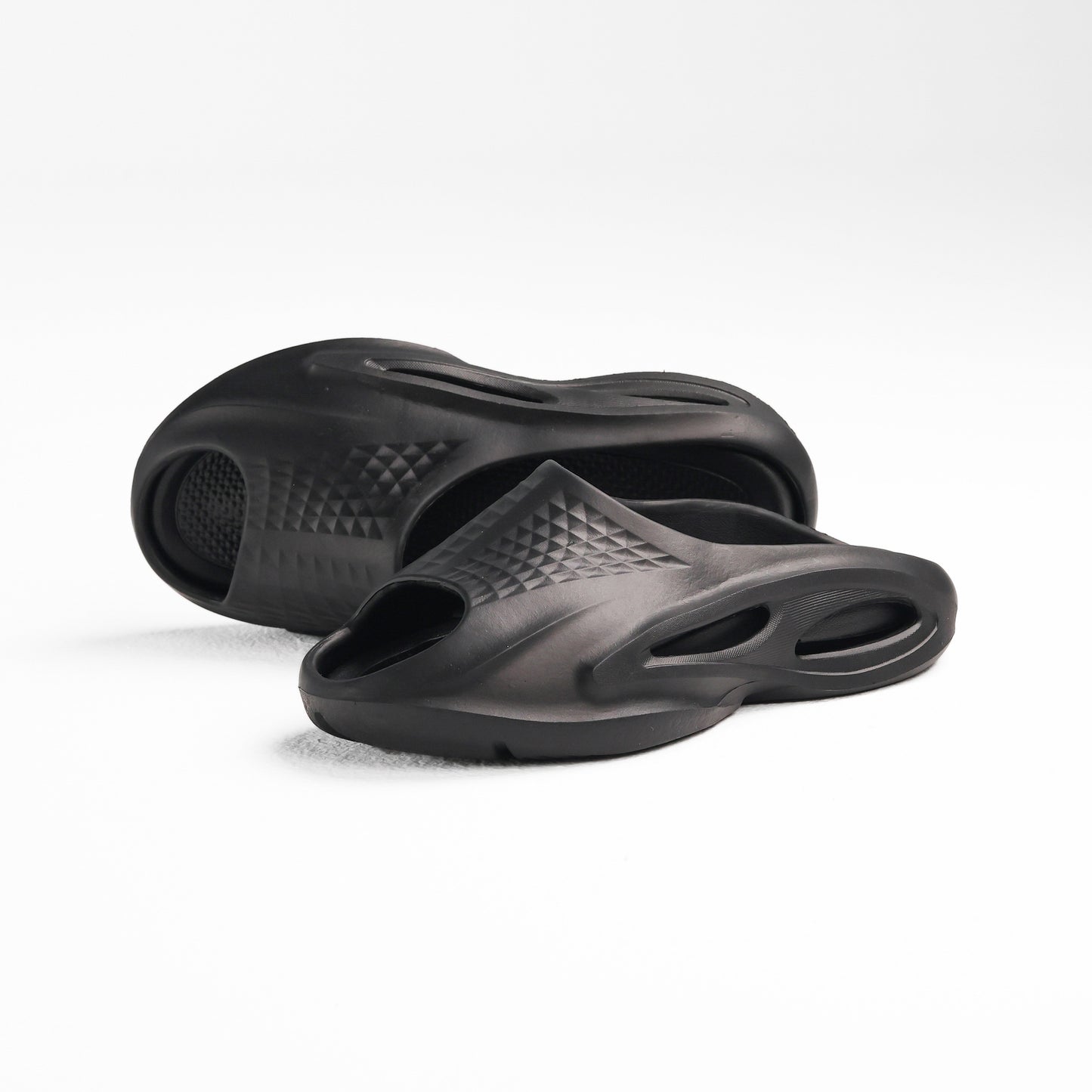 Black Removable Sole Easy Slide