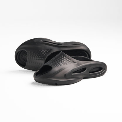 Black Removable Sole Easy Slide