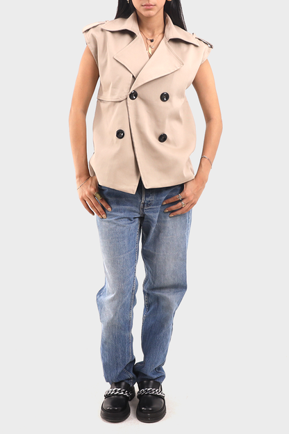 سترة مزدوجة الصدر