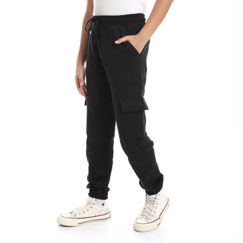 Side Flap Pockets Sweatpants For Teen Boys