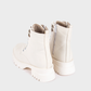 Okoye Mono White Smooth Leather Boot