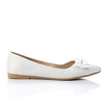 Classic Upper Bow Velvet Ballerina