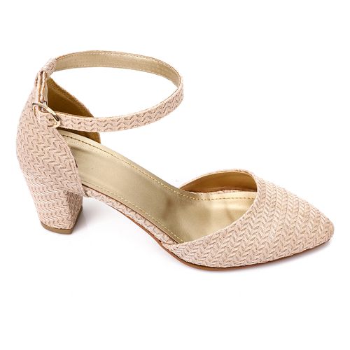 Gold Open Sides Soiree High Heels