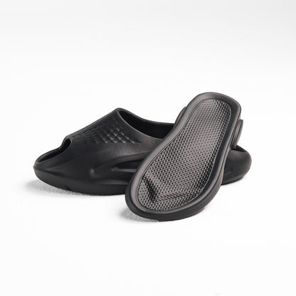 Black Removable Sole Easy Slide