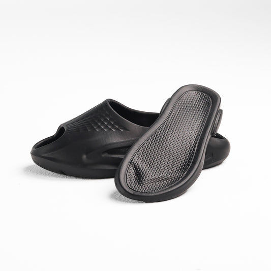 Black Removable Sole Easy Slide