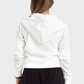 So-Off Feature Line, White Zip-Up Hoodie