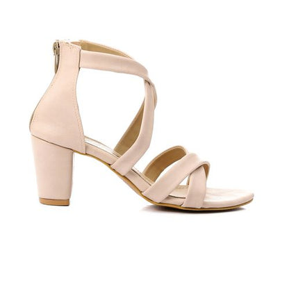 Cross High Heel Sandal