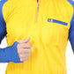 Yellow Bi-Toned Sportive Quarter Zip Sweatshirt