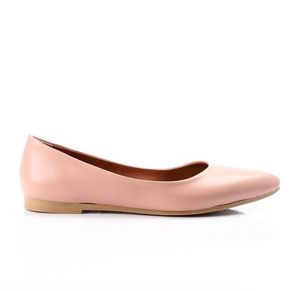 Rose Plain Flat Shoes