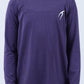 Purple Vivid Long-Sleeve Hoodie for Teen Girls