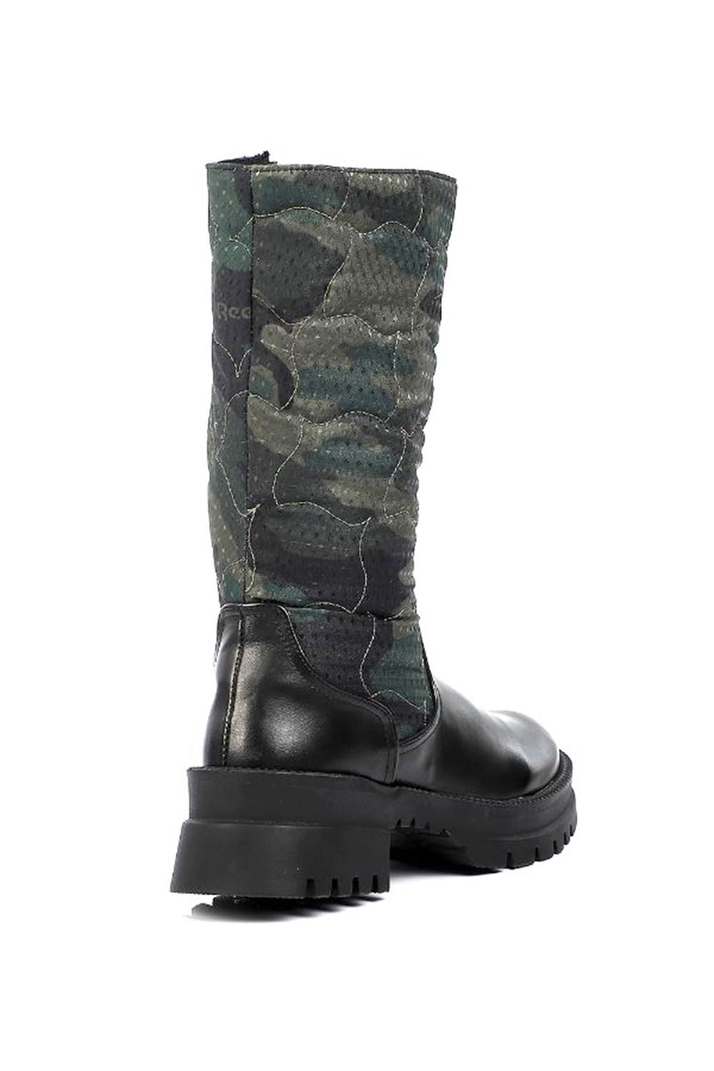 Mr.Joe Camouflage Mid Calf Boot