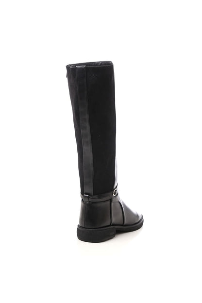 Leather Knee High Boot