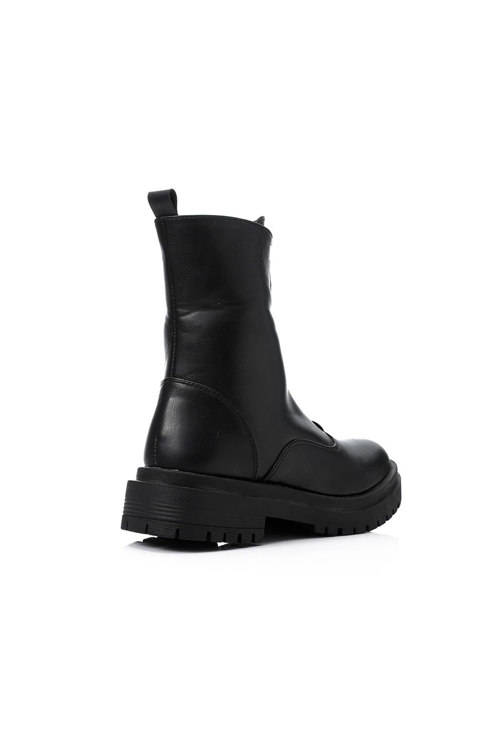 XO Style Trendy Front Zipper Half Boots