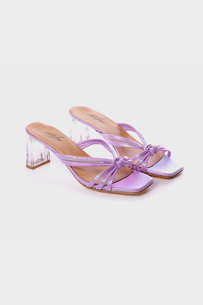 Slipper with Transparent Heel