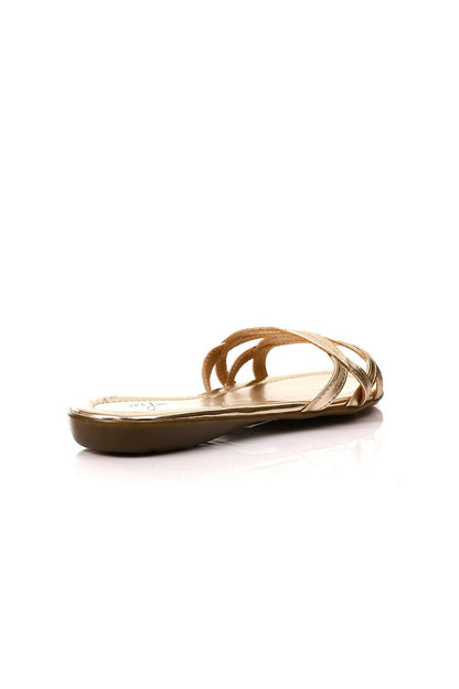 Summery Metallic Slippers