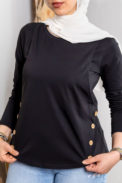 Hesper Side Opening Nursing and Maternity Top