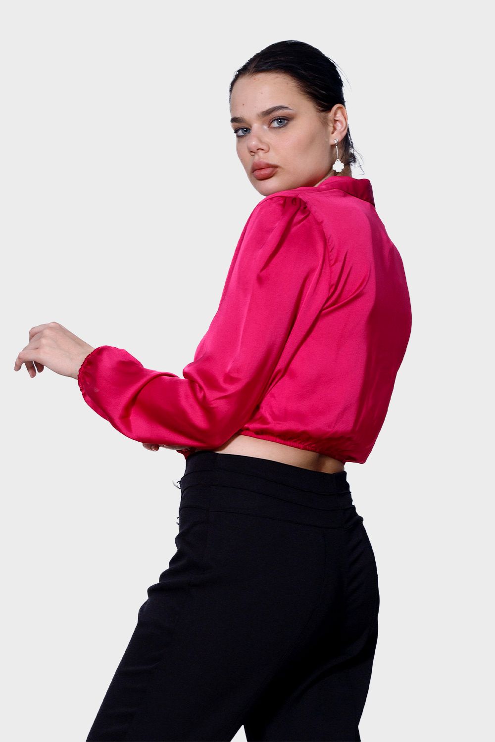 Miss Venus Fashionable Cropped Blouse