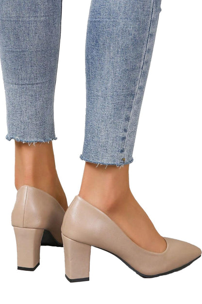 Cafe Latte Classy High Heels