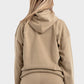 Okoye Premium Line, Tan Oversized Printed Hoodie Only