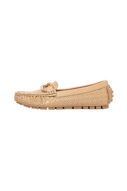 Metal Ornament Flat Shoes