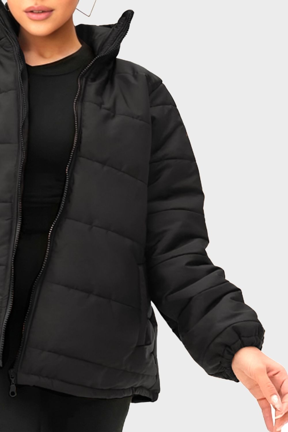 SO-OFF High Neck Puffer Jacket