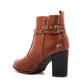 Shoeroom Side Zip-up Half Boot