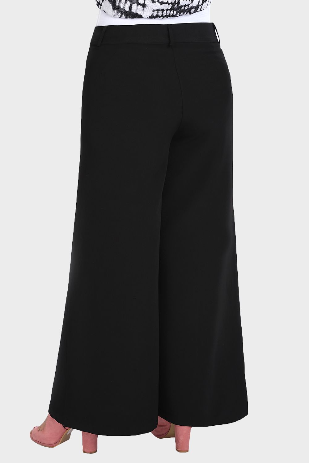 Smoky Plain Wide Leg Pants