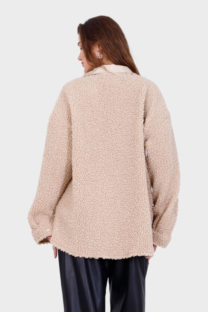 سترة تيدي بجيوب أمامية